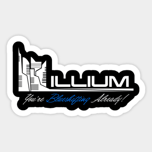 Illium Souvenir Tee [White] Sticker